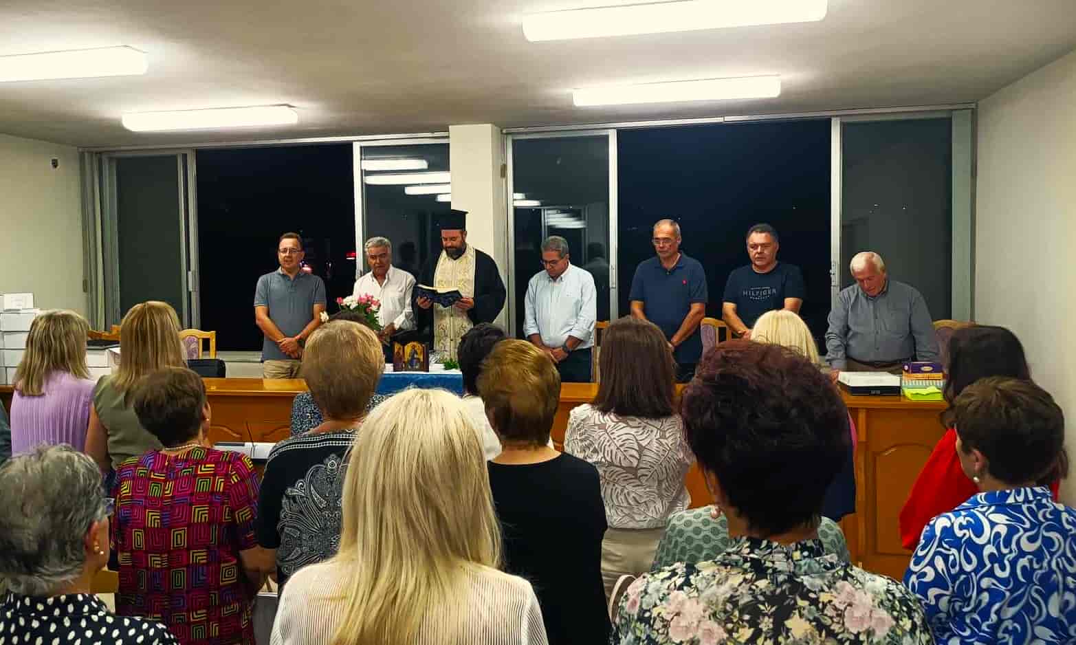 Αγιασμός στηΔημοτική Χορωδία Φαρσάλων