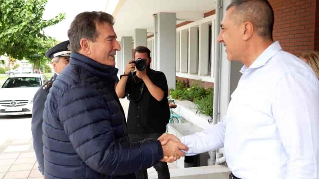 Η αποτελεσματική λειτουργία του Κέντρου Πολιτικής Προστασίας στο επίκεντρο της συνάντησης του Περιφερειάρχη Δ. Κουρέτα με τον Υπουργό Μιχ. Χρυσοχοίδη
