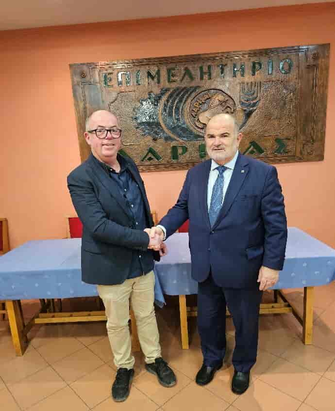Με τον πρόεδρο της ΓΣΕΒΕΕ Γιώργο Καββαθά συναντήθηκε ο υποψήφιος Πρόεδρος του Επιμελητηρίου Λάρισας Χρήστος Γιακουβής