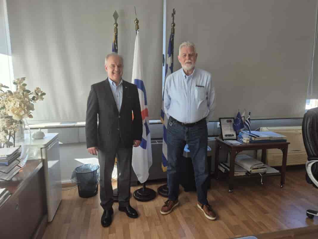 Συνάντηση του Δημάρχου Τεμπών Γιώργου Μανώλη με τον Διευθύνοντα Σύμβουλο του ΟΣΕ, Παναγιώτη Τερεζάκη