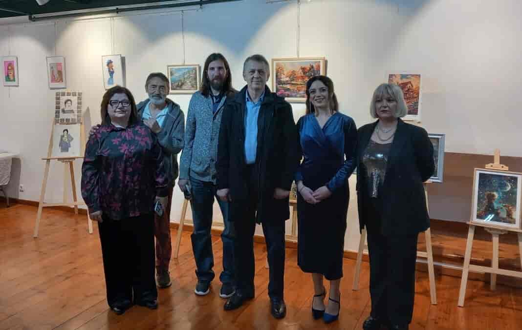 Ο Τάσος Τσιαπλές, στην ΕΚΘΕΣΗ ΙΔΕΩΝ ΠΥΡΟΧΑΡΑΚΤΙΚΗΣ στον Μύλο του Παπά