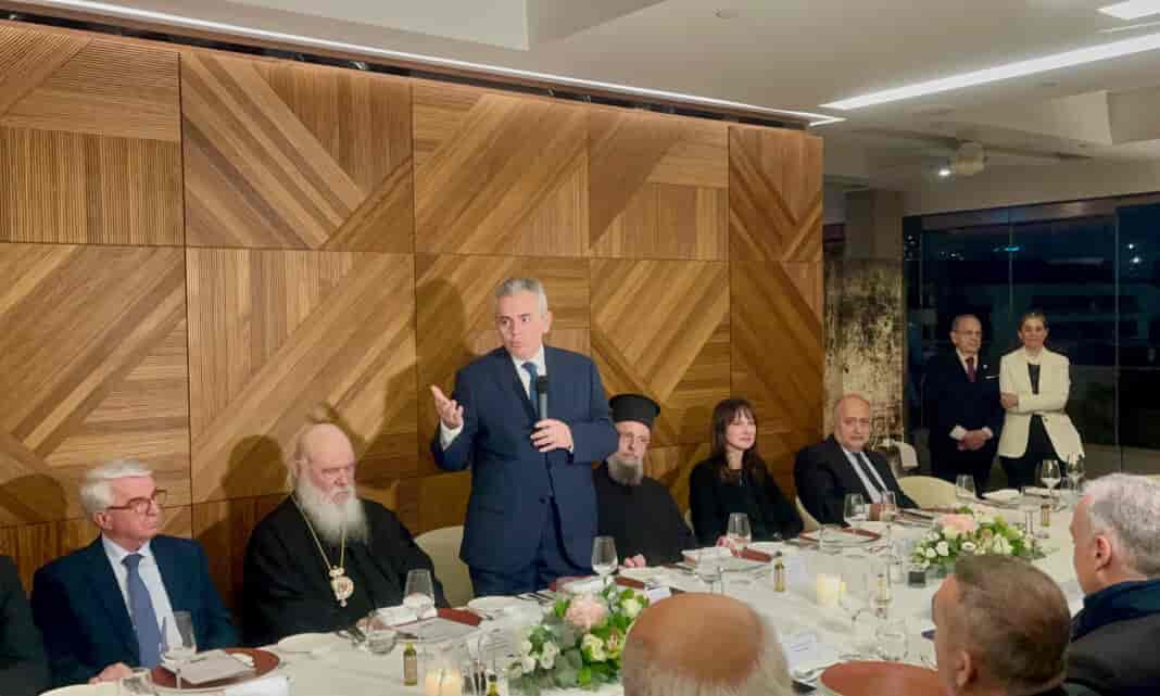 Μ. Χαρακόπουλος στο δείπνο Αρχιεπισκόπου σε ευρωβουλευτές: Η Ευρώπη να βρει την σωστή πυξίδα!