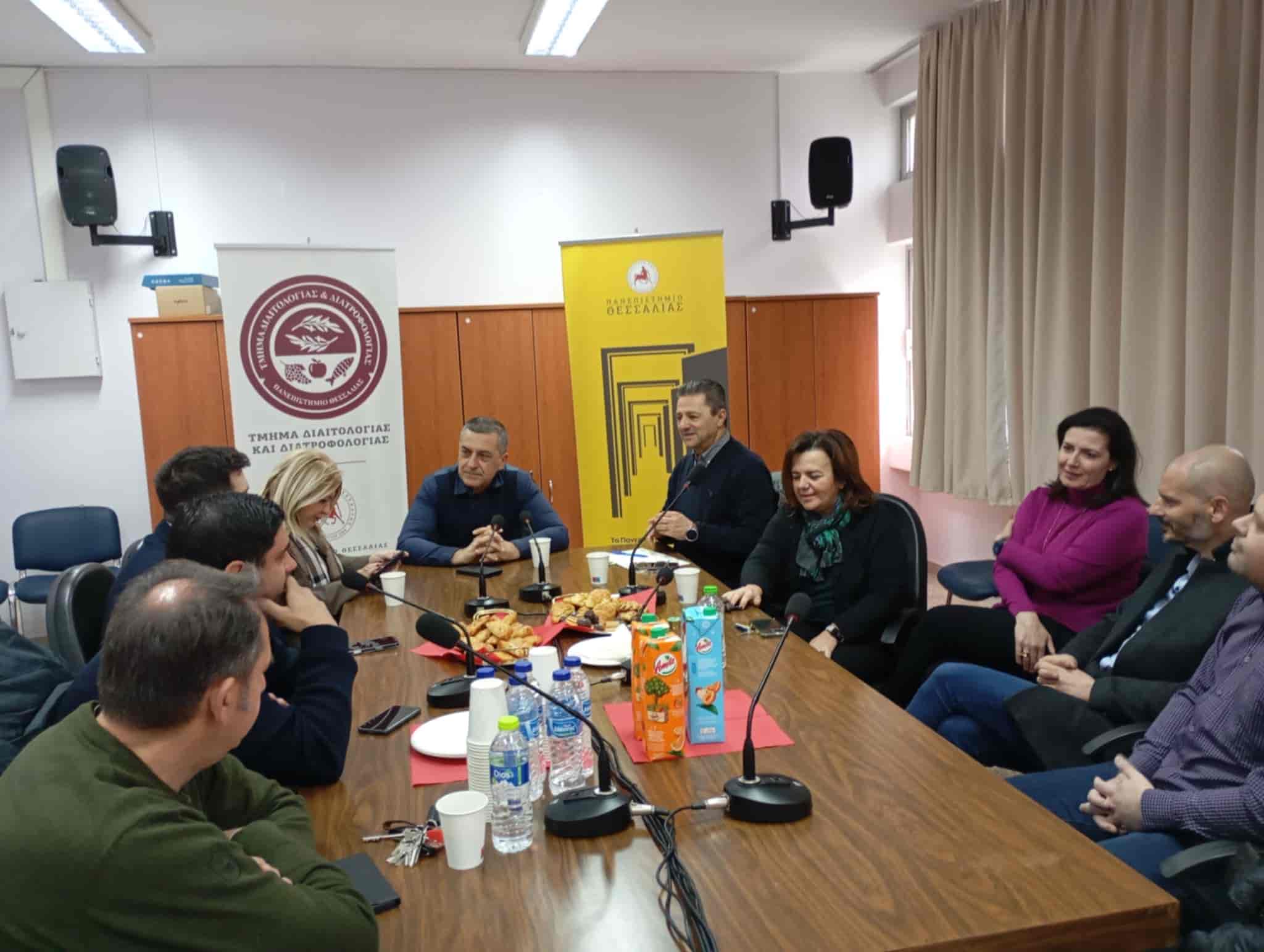 Η Περιφέρεια Θεσσαλίας «υιοθετεί» το Τμήμα Διαιτολογίας- Διατροφολογίας του Πανεπιστημίου στα Τρίκαλα