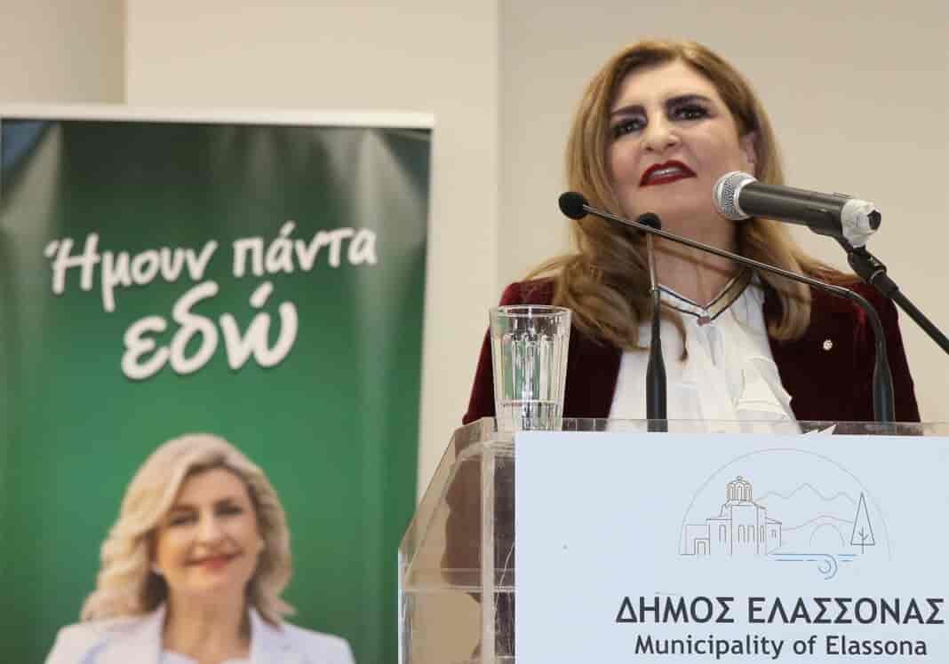 Ε. Λιακούλη στην ετήσια κοπή πίτας για το 2025, στην Τσαριτσάνη