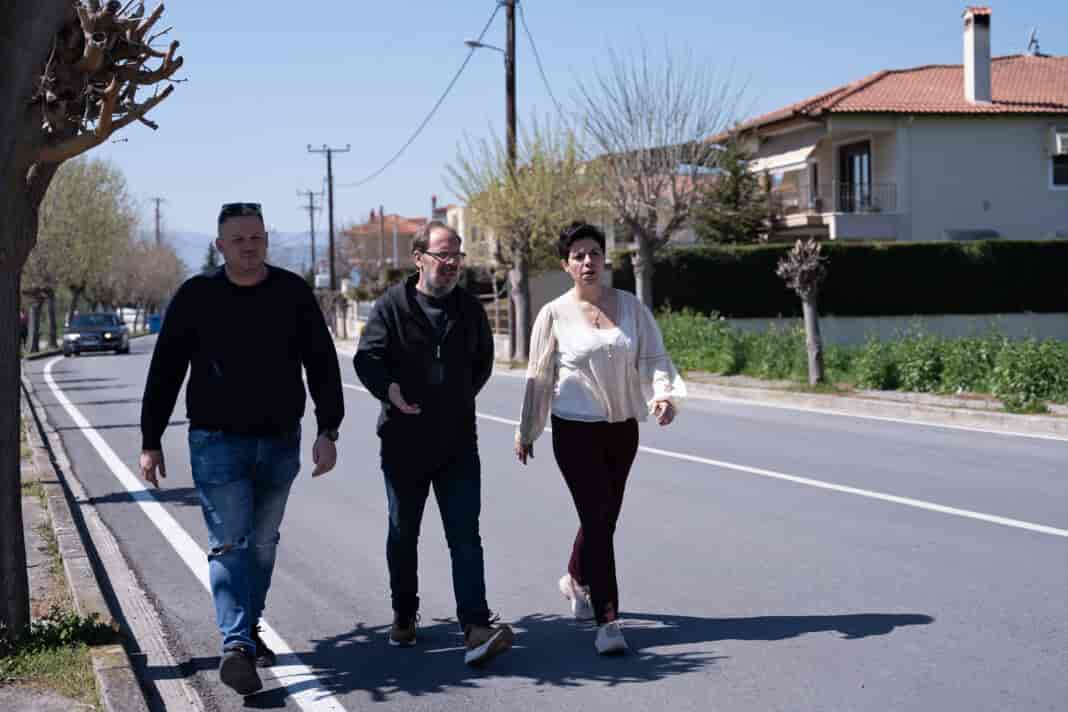 Αυτοψία Μ. Γαλλιού στις εργασίες οδικών συντηρήσεων του Δήμου Ελασσόνας