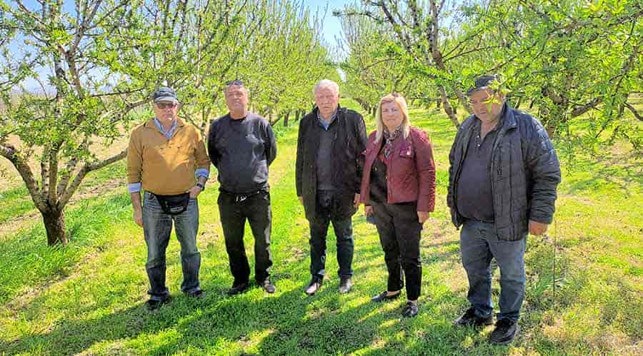 Σε πληγείσες καλλιέργειες από τον παγετό ο Θανάσης Νασιακόπουλος