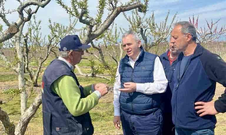 Μ. Χαρακόπουλος σε παγετόπληκτα: Αντιμέτωποι με οικονομική κατάρρευση οι παγετόπληκτοι αγρότες (φωτό)