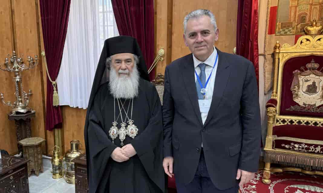 Μ. Χαρακόπουλος από Πανάγιο Τάφο στα Ιεροσόλυμα