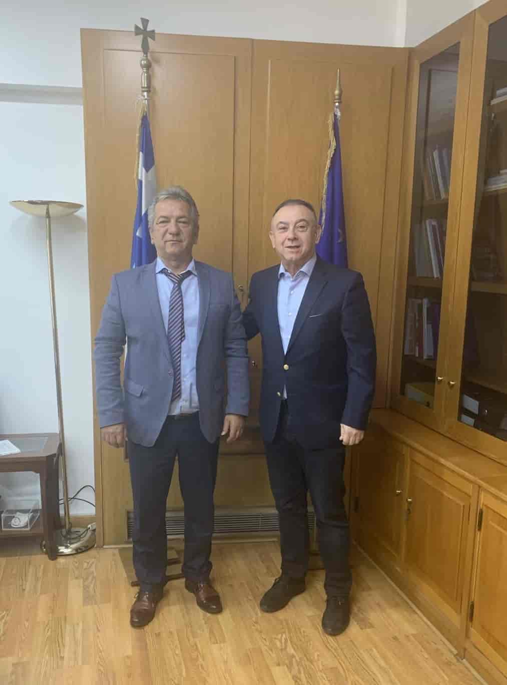 Στο ΥΠΑΑΤ για συναντήσεις με Χρ. Κέλλα- Δημ. Παπαγιαννίδη ο Αντιπεριφερειάρχης Τεχνικών Έργων ΕΣΠΑ, κ. Απόστολος Καναβός