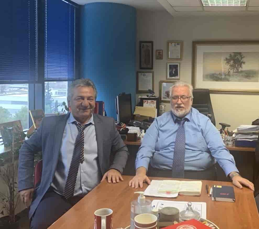 Στο ΥΠΑΑΤ για συναντήσεις με Χρ. Κέλλα- Δημ. Παπαγιαννίδη ο Αντιπεριφερειάρχης Τεχνικών Έργων ΕΣΠΑ, κ. Απόστολος Καναβός