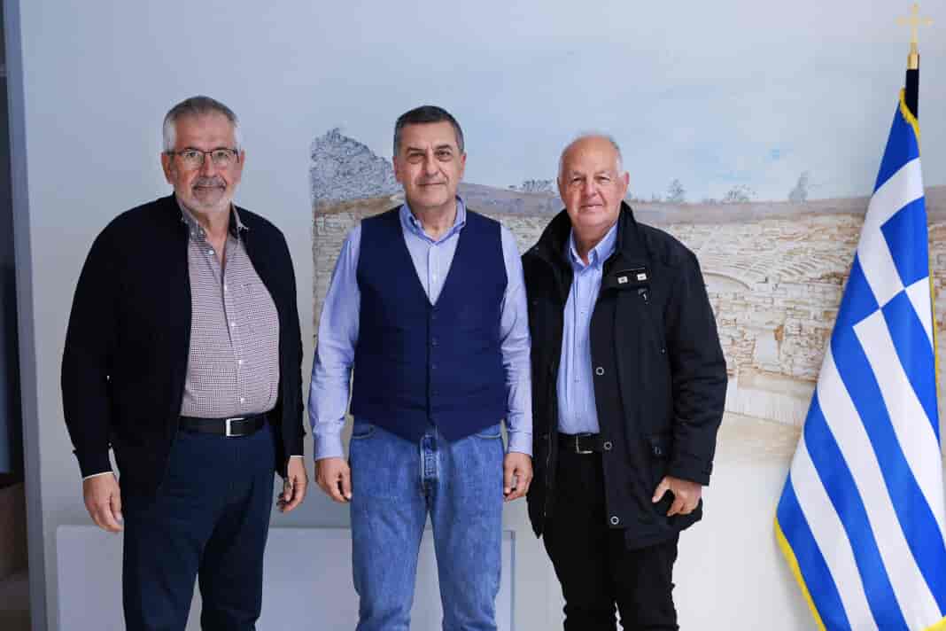 segas Συνάντηση Περιφερειάρχη Δημ. Κουρέτα με τον Αντιπρόεδρο του ΣΕΓΑΣ Δημήτρη Χαχάμη