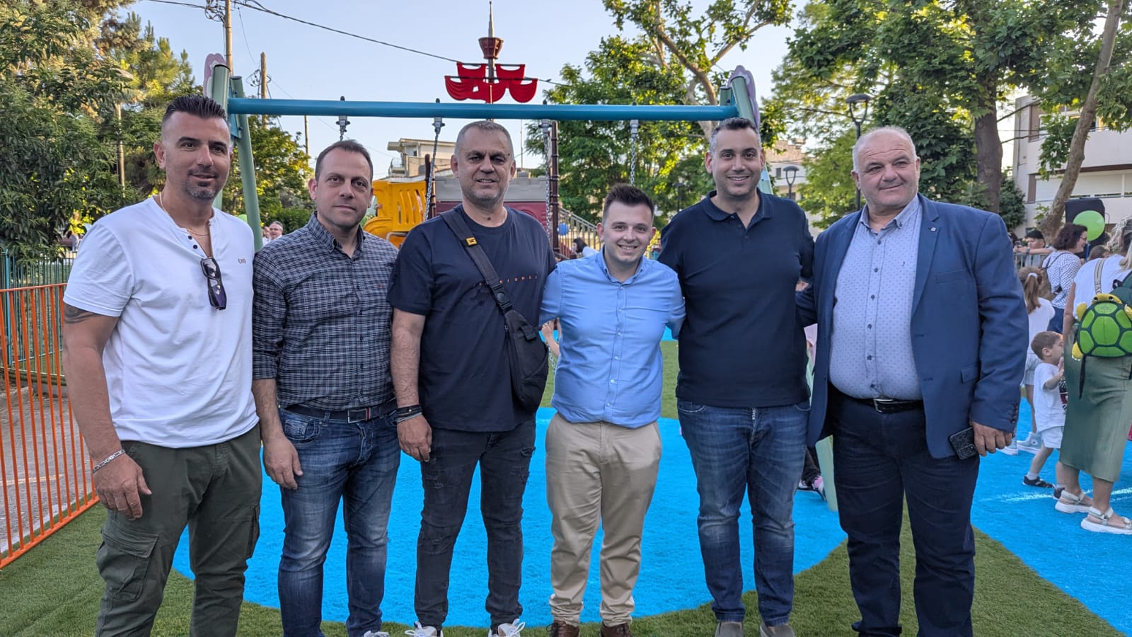 Ανακαινίστηκε παιδική χαρά στη συνοικία Ιπποκράτη