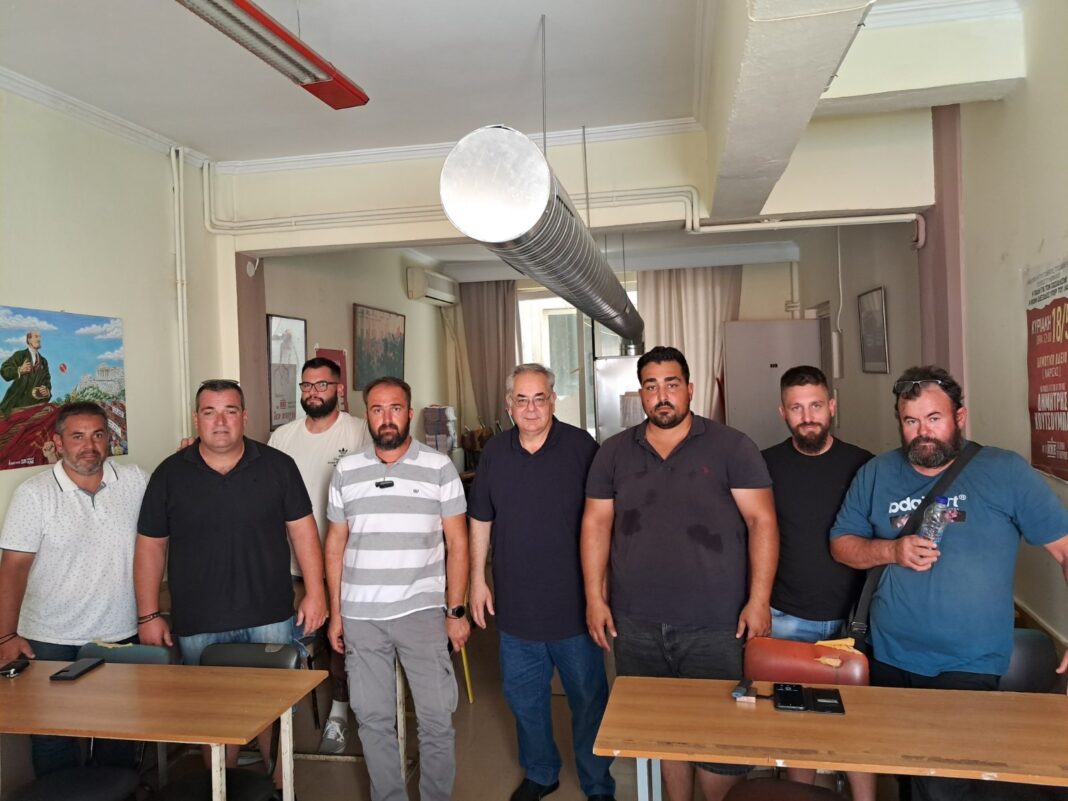 Συνάντηση του Γιώργου Λαμπρούλη με αγρότες του Δήμου Κιλελέρ