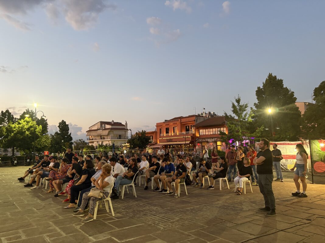 Φοιτητικό Φεστιβάλ της ΚΝΕ στη Λάρισα χθες στη πλατεία Λαμπρούλη