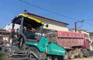 Στο Δαμάσι συνεχίζεται το πρόγραμμα ασφαλτοστρώσεων του Δήμου Τυρνάβου