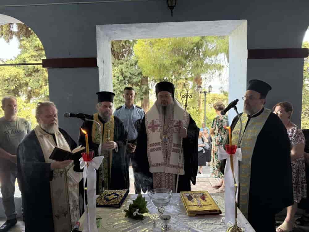 Θυρανοίξια στον ιστορικό ανακαινισμένο Ιερό Ναό Αγίου Γεωργίου Αμπελακίων
