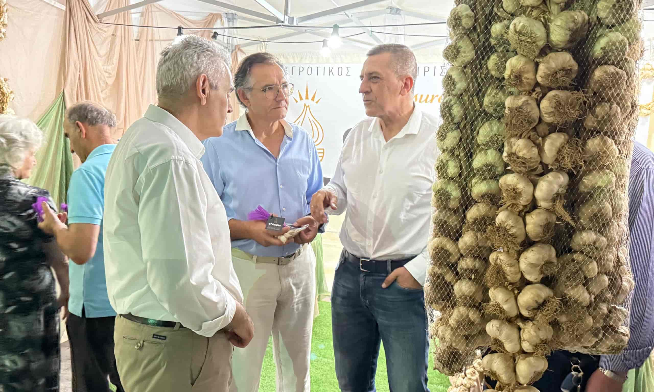 Έως την Άπω Ανατολή η φήμη του σκόρδου Πλατυκάμπου «Χαίρομαι ιδιαίτερα που με τις ευλογίες της εκκλησίας είμαστε και φέτος, εδώ, μαζί, σε αυτή την όμορφη γιορτή σκόρδου που έχει καθιερωθεί, θα έλεγα, τα τελευταία χρόνια έχει αποκτήσει θεσμικά χαρακτηριστικά, πρωτίστως χάρη στις προσπάθειες του Αγροτικού Συνεταιρισμού Πλατυκάμπου». Τα παραπάνω τόνισε ο βουλευτής Λαρίσης της Νέας Δημοκρατίας κ. Μάξιμος Χαρακόπουλος στον χαιρετισμό του στη «Γιορτή σκόρδου» στον Πλατύκαμπο του Δήμου Κιλελέρ. Ο Θεσσαλός πολιτικός στον χαιρετισμό απευθυνόμενος στον πρόεδρο του Αγροτικού Συνεταιρισμού Πλατυκάμπου κ. Γιάννη Κουκούτση, σημείωσε ότι «πραγματικά έχετε καταφέρει να αναδείξετε και να προβάλλετε αυτό το μοναδικό προϊόν του θεσσαλικού κάμπου και ιδιαίτερα του Δήμου Κιλελέρ, το σκόρδο Πλατυκάμπου, του οποίου η φήμη έχει ευλόγως ξεπεράσει όχι απλά τα στενά όρια της Θεσσαλίας αλλά και της χώρας. Έχει φτάσει η φήμη του μέχρι την Άπω Ανατολή. Και χαίρομαι που σε συνεργασία με την Περιφέρεια Θεσσαλίας και τον Δήμο μας προωθείται η αναγνώρισή του, η πιστοποίησή του ως Προϊόν Γεωγραφικής Ένδειξης (ΠΓΕ). Αλλά, όπως είπα και στη μεγάλη γιορτή που διοργάνωσε η Περιφέρεια Θεσσαλίας στην πλατεία Συντάγματος για την προβολή των Προϊόντων Ονομασίας Προέλευσης (ΠΟΠ) και των ΠΓΕ της θεσσαλικής γης, αυτό δεν αρκεί. Η χώρα μας είναι αυτή που έχει ποσοστιαία την πλειοψηφία στην ΕΕ των προϊόντων που έχουν αναγνωριστεί ως ΠΟΠ και ΓΕΠ. Αυτό, όμως, από μόνο του δεν αρκεί για να φέρει προστιθέμενη αξία, για να φέρει επιπλέον έσοδα στον παραγωγό, στον αγρότη και στις τοπικές κοινωνίες. Χρειάζεται συνεργασία και επιπλέον προωθητικές ενέργειες για την προβολή και ανάδειξη των προϊόντων». Η δυσωδία της υπόθεσης ΟΠΕΚΕΠΕ Ο Μάξιμος Χαρακόπουλος συνέχισε λέγοντας ότι «η φετινή γιορτή σκόρδου σκιάζεται από τις αποκαλύψεις που βλέπουν το φως της δημοσιότητας για την δυσώδη υπόθεση του ΟΠΕΚΕΠΕ, που ευλόγως σκανδαλίζει όχι μόνο κάθε έντιμο, τίμιο αγρότη και κτηνοτρόφο, που αγωνίζεται, παλεύει για να έχει ένα εισόδημα και προσβλέπει στην ευρωπαϊκή στήριξη, στις λεγόμενες αγροτικές επιδοτήσεις, στις κοινοτικές ενισχύσεις. Αλλά σκανδαλίζει κάθε πολίτη αυτού του τόπου που παλεύει τίμια να βγάλει το ψωμί του. Και αυτοί που στο Αθηναϊκό κράτος “πέφτουν από τα σύννεφα” με όσα ακούγονται εσχάτως και για το λεγόμενο “πρόγραμμα της Κάρλας”, μετά τον Daniel, αν είχαν ανοιχτά αυτιά θα μας ακούγανε μήνες τώρα να επισημαίνουμε τα προβλήματα, τα ερωτηματικά και τις σκιές, τις οποίες επισημαίνουν οι ίδιοι οι αγρότες. Εύχομαι και ελπίζω η υπόθεση αυτή να λειτουργήσει αφυπνιστικά για μία ουσιαστική ανασυγκρότηση του πρωτογενούς τομέα, της ελληνικής γεωργίας και κτηνοτροφίας που πραγματικά βρίσκονται σε οριακό σημείο -και φοβούμαι ότι καμία πολιτική δύναμη μέχρι σήμερα δεν έχει δει όπως πρέπει τον πρωτογενή τομέα-, έτσι ώστε και ο πρωτογενής τομέας να στηριχθεί και τα χωριά μας, η ελληνική περιφέρεια, να μην συνεχίσει να έχει αυτή τη φθίνουσα δημογραφική πορεία, την πορεία της ερήμωσης». Να γίνει “πενηνταράκια” η Έκθεση Πισσαρίδη Ο έμπειρος πολιτικός σημείωσε ότι «πριν από 4 χρόνια παρουσιάστηκε ως λύση για την ανασυγκρότηση της χώρας η λεγόμενη “Έκθεση Πισσαρίδη”. Είχα πει τότε ότι πραγματικά ήταν μια πολύ ενδιαφέρουσα προσέγγιση, αλλά δεν μας έκανε σοφότερους όσον αφορά τις παθογένειες που επισήμανε. Το κρισιμότερο δε ήταν ότι στις γενικές κατευθύνσεις που έδινε ως “δια ταύτα” συμφωνούμε όλοι, αλλά δεν το έκανε “πενηνταράκια”. Όλοι όσοι ζήσανε και πριν το ευρώ, στη δραχμή, καταλαβαίνουνε τι θέλω να πω, τι θέλω να επισημάνω». Καταλήγοντας ο Μάξιμος Χαρακόπουλος συνεχάρη «όλους όσοι πραγματικά εργάζονται για την ανάδειξη του σκόρδου. Πρώτα από όλα τους ίδιους τους παραγωγούς, τον δραστήριο Αγροτικό Συνεταιρισμό, τον Δήμο Κιλελέρ που στηρίζει όλες αυτές τις προσπάθειες, αλλά και την καθεμία και τον καθένα που σήμερα βρίσκονται εδώ, αυτή την όμορφη -παραδόξως δροσερή- βραδιά για να γιορτάσουμε και να χαρούμε όλοι μαζί». 