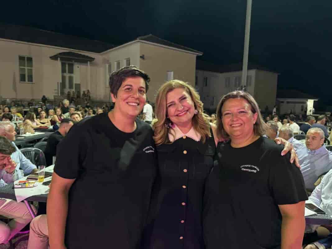 Ε. Λιακούλη στην γιορτή πίτας στην Τσαριτσάνη