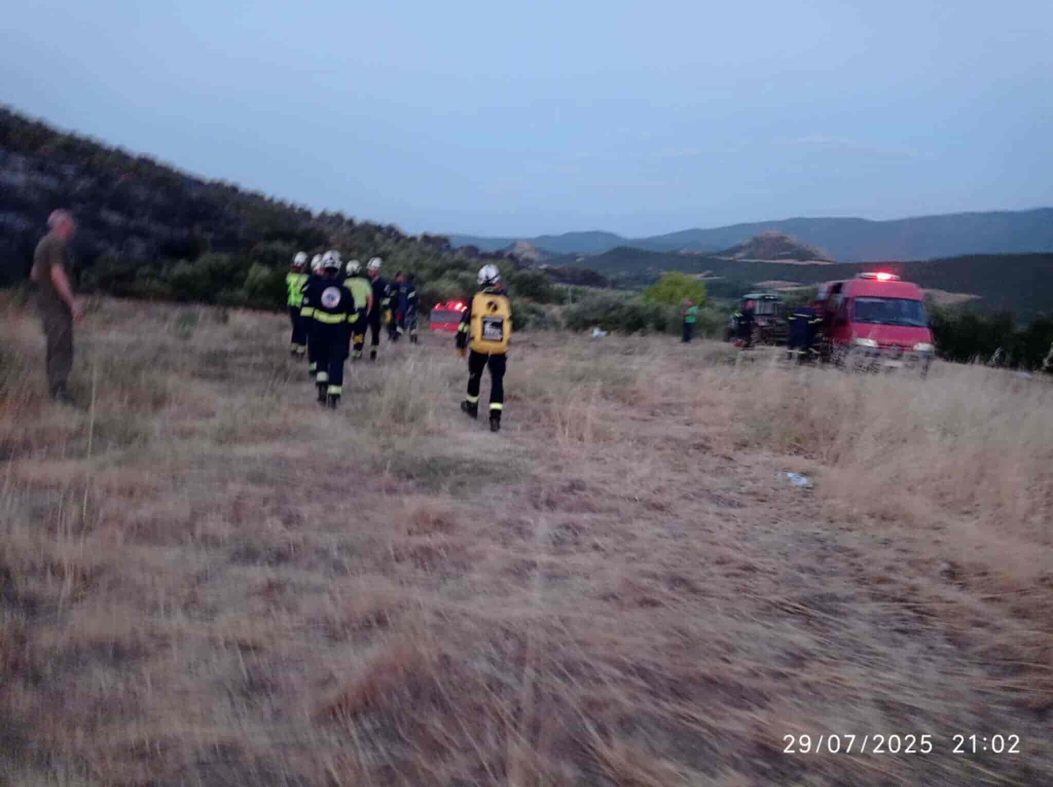 Συμμετοχή της ΕΟΔΥΑ στις πυρκαγιές στην Αγιά Λάρισας και πέριξ της ΠΑΘΕ