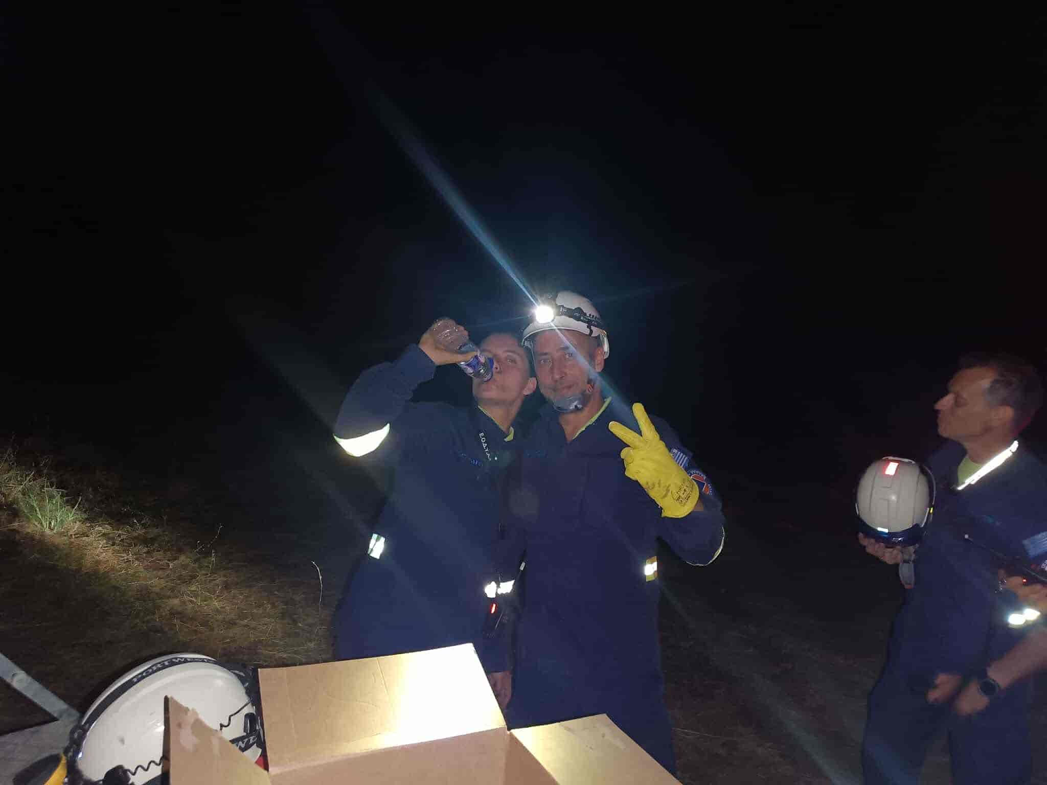 Συμμετοχή της ΕΟΔΥΑ στις πυρκαγιές στην Αγιά Λάρισας και πέριξ της ΠΑΘΕ