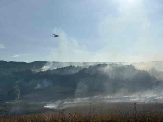 Μεγάλη φωτιά στην Αγναντιά Καλαμπάκας