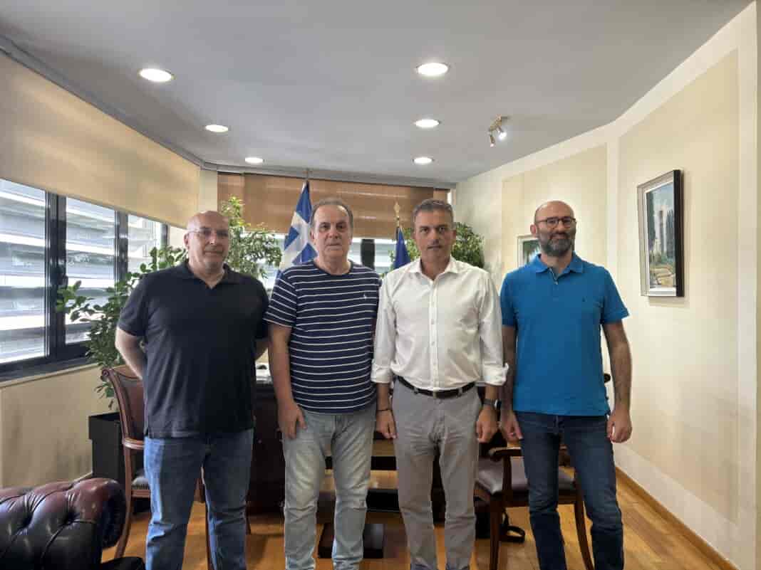 ael mamakos Συνάντηση Δημάρχου Λαρισαίων με το Σωματείο Φίλοι Μουσείου ΑΕΛ