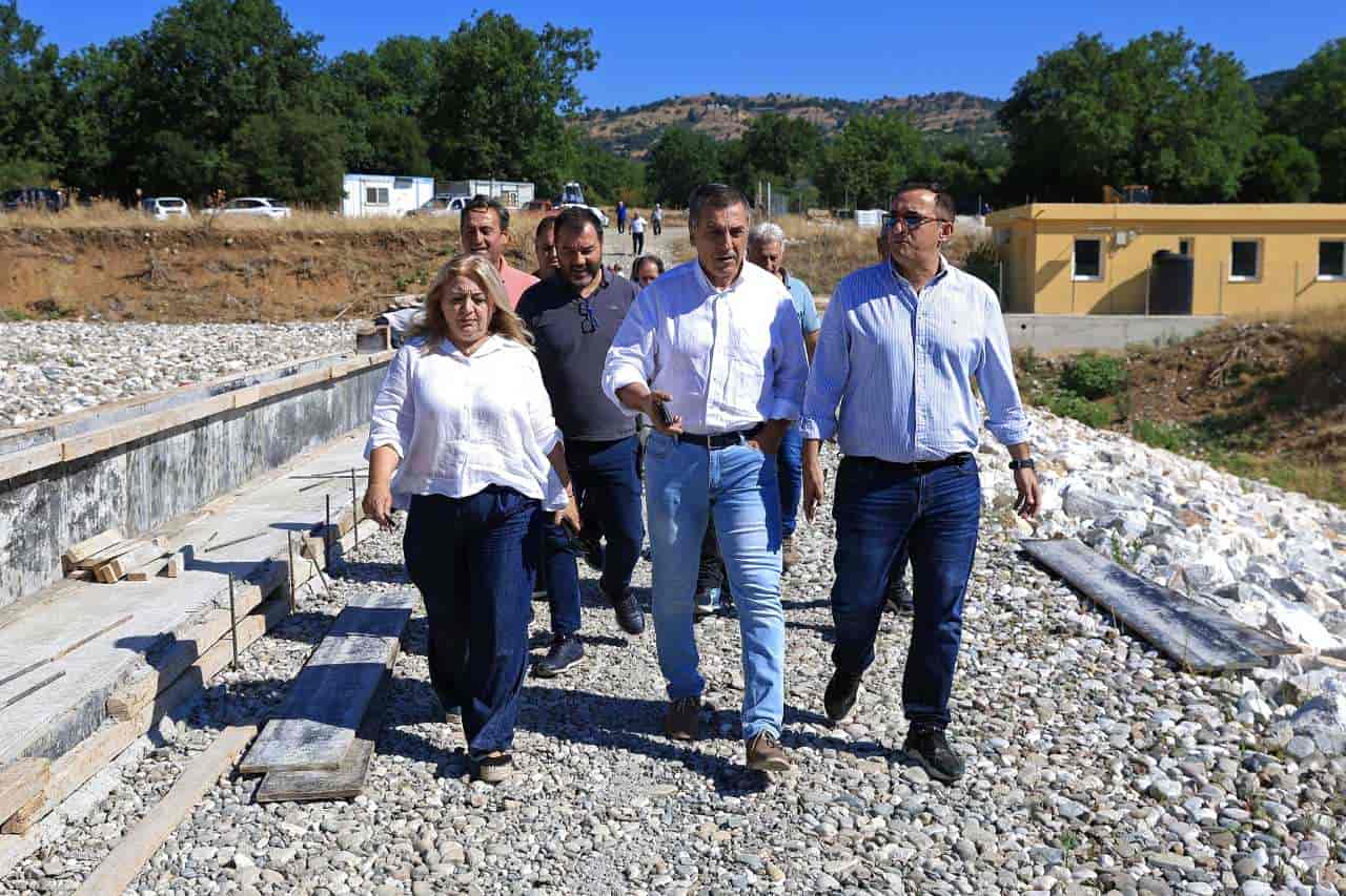 Αυτοψία Δημήτρη Κουρέτα στο Φράγμα Ληθαίου: Ολοκληρώνουμε ένα σημαντικό  έργο  για την Π.Ε Τρικάλων  που είχε βαλτώσει για  17 χρόνια