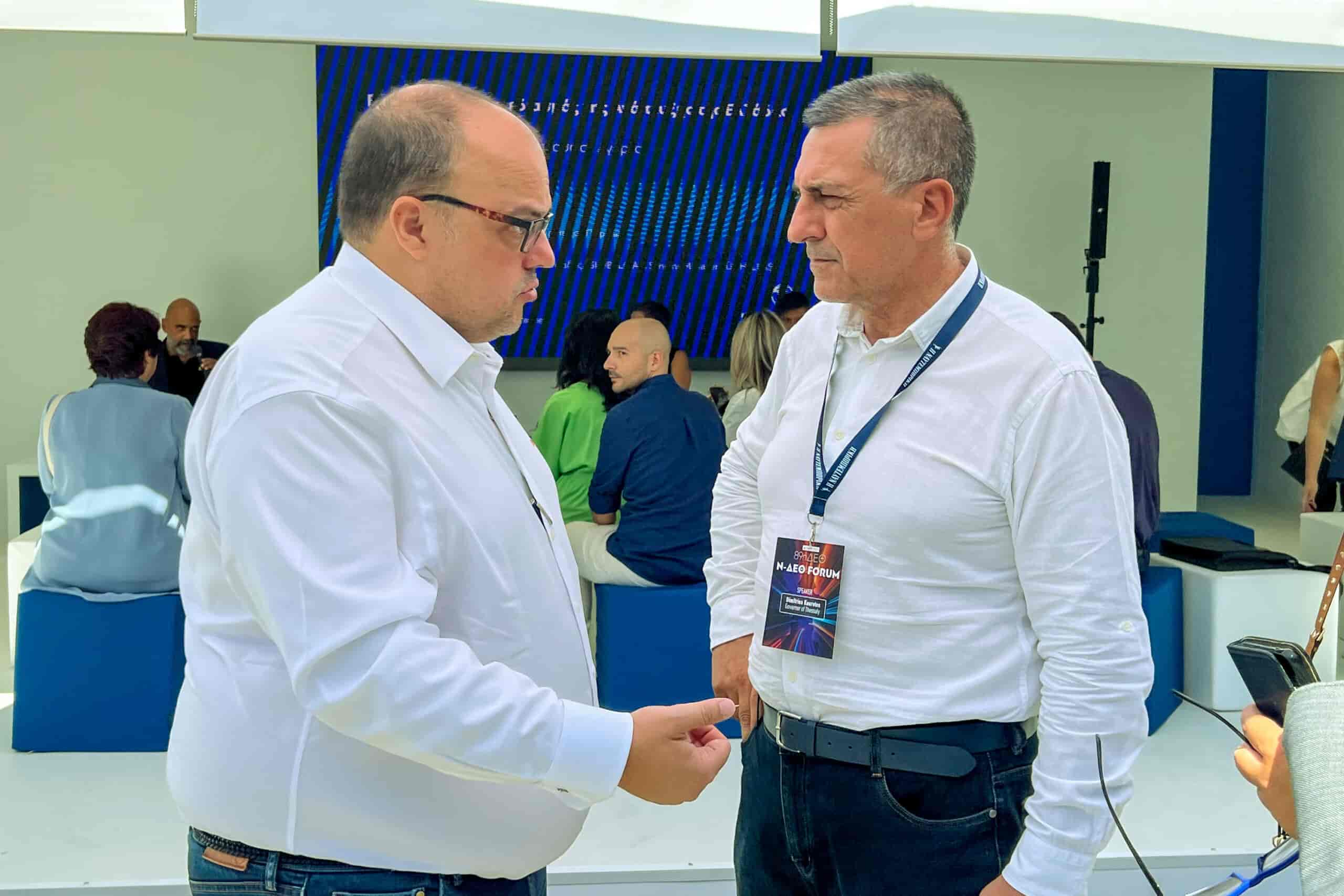 Διαδοχικές επαφές του Περιφερειάρχη Θεσσαλίας Δημήτρη Κουρέταστη Διεθνή Έκθεση Θεσσαλονίκης