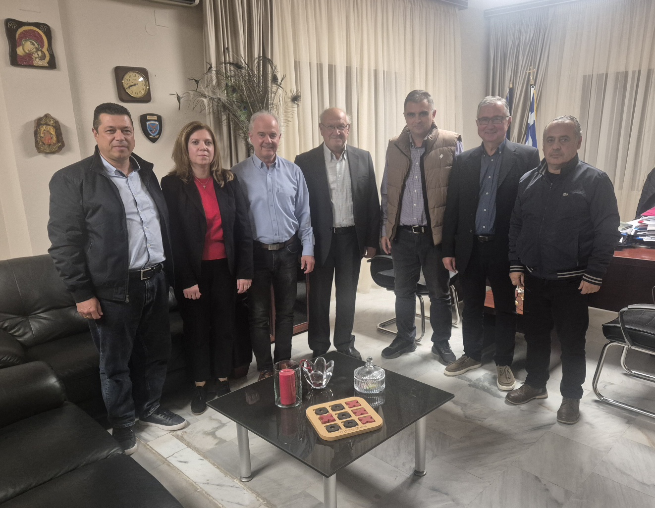 Συνάντηση του Δημάρχου Τεμπών Γιώργου Μανώλη με τον Σύλλογο Τριτέκνων
Νομού Λάρισας