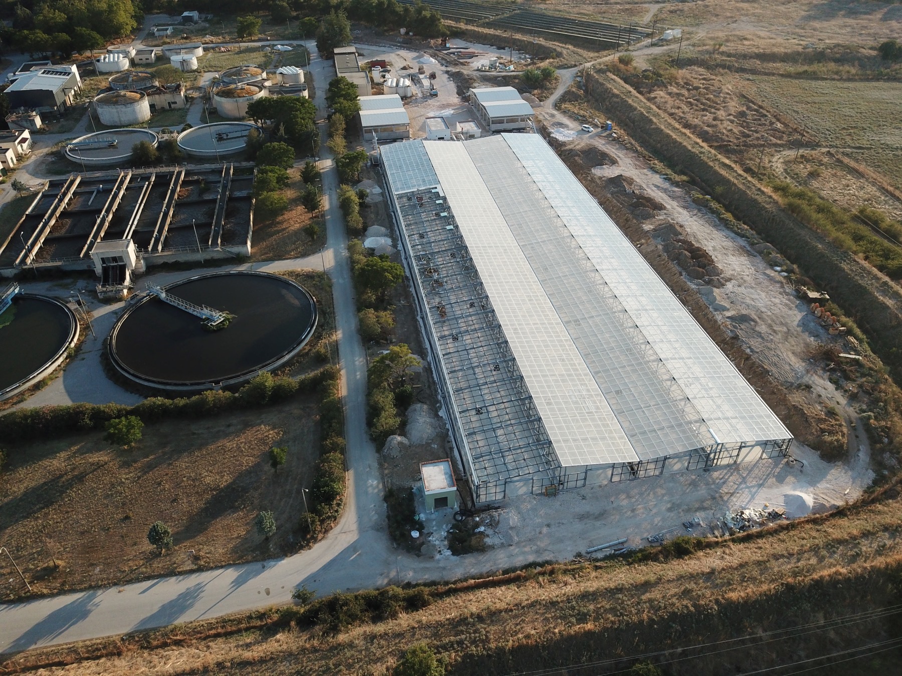 Εγκαινιάζεται η σύγχρονη Μονάδα Ηλιακής Ξήρανσης Ιλύος στη Λάρισα