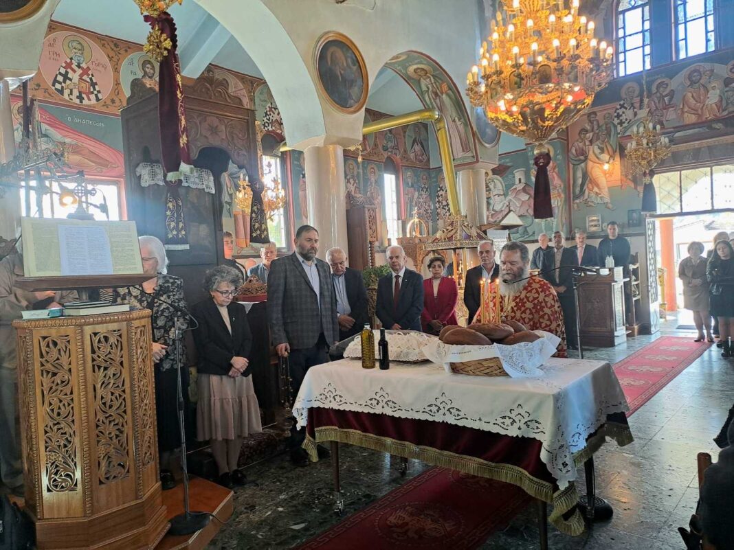 Με την παρουσία του Δημάρχου Τεμπών Γεωργίου Μανώλη ο εορτασμός του Αγίου Δημητρίου στη Δημοτική Κοινότητα Νέσσωνος