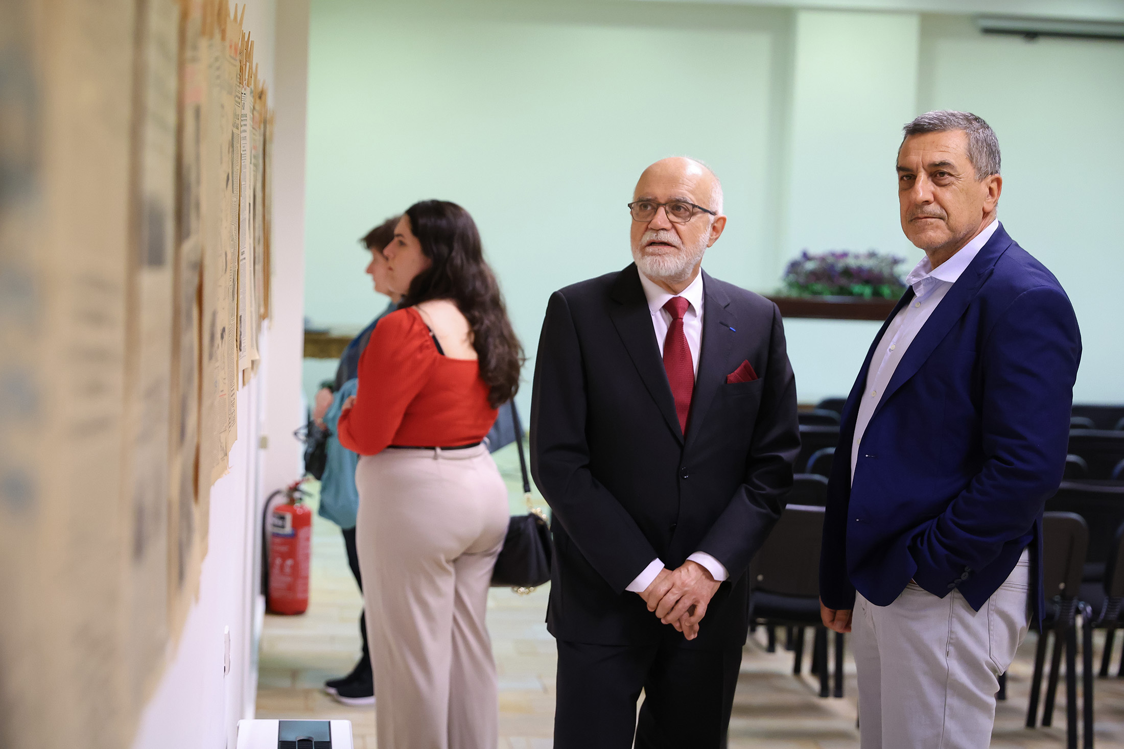 Εγκαινιάστηκε η έκθεση με τίτλο «Πρωτοσέλιδα Πολέμου: Ο Τύπος μπροστά στο Έπος του ’40» 