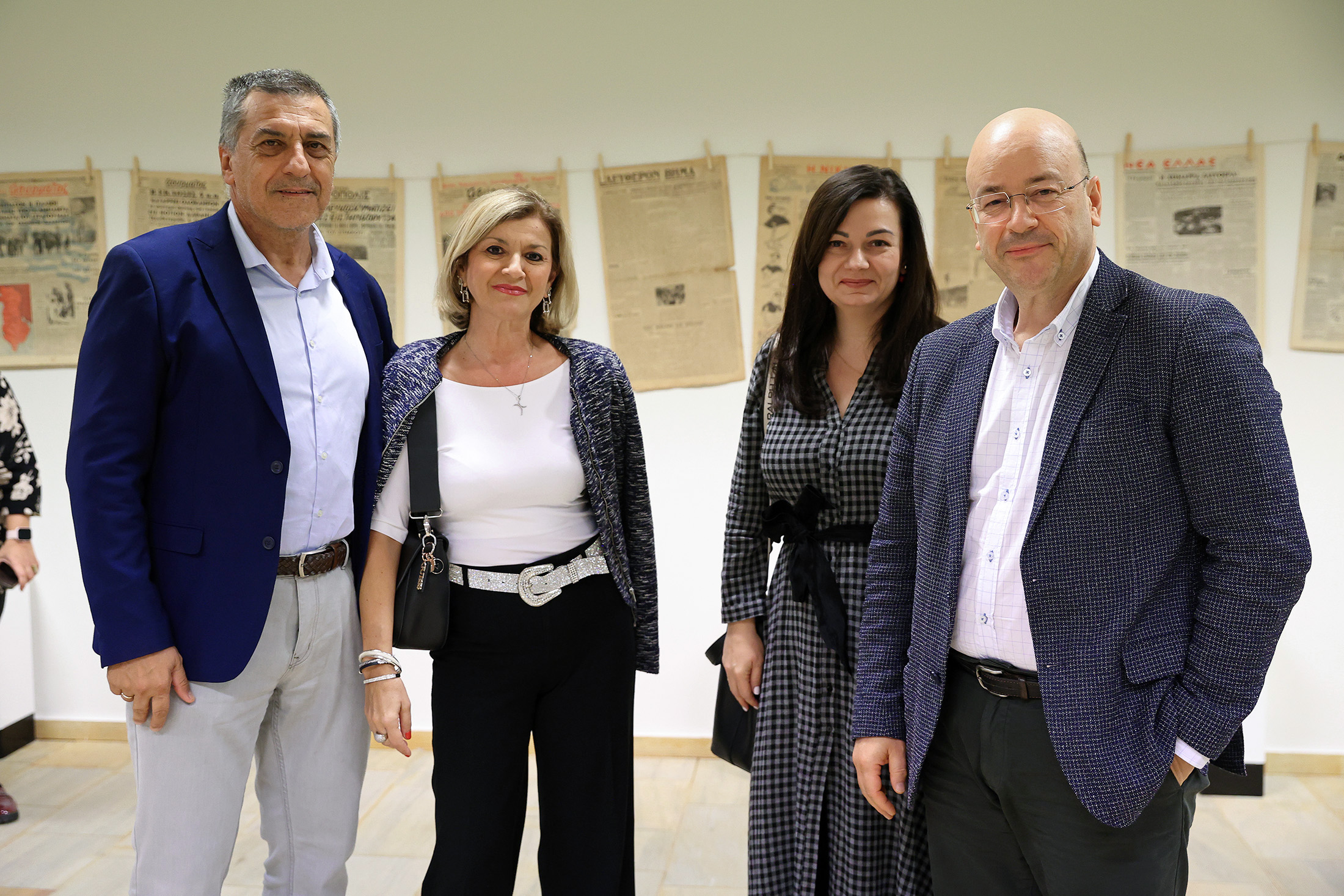 Εγκαινιάστηκε η έκθεση με τίτλο «Πρωτοσέλιδα Πολέμου: Ο Τύπος μπροστά στο Έπος του ’40» 