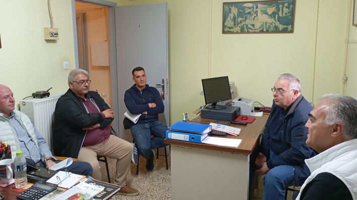 Συνάντηση Γιώργου Λαμπρούλη με αντιπροσωπεία της Ένωσης Στρατιωτικών Περιφέρειας Θεσσαλίας