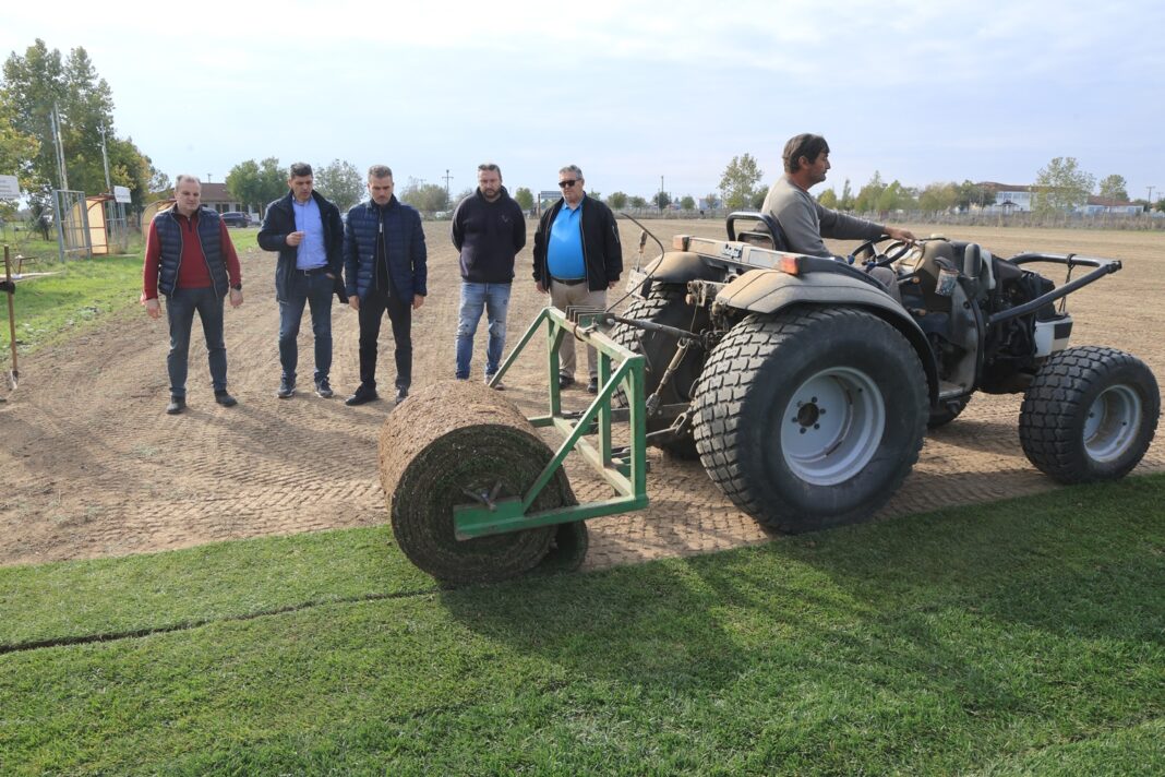 Erga - gipedo Falanis (3) Δήμος Λαρισαίων: Ριζική ανακατασκευή χώρων άθλησης και ψυχαγωγίας σε Φαλάνη και Γιάννουλη