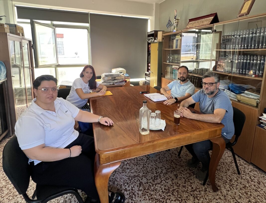 Συνάντηση Δικτύωσης Κέντρου Ένταξης Μεταναστών Δήμου Λαρισαίων με τα στελέχη του Εργατικού Κέντρου Λάρισας