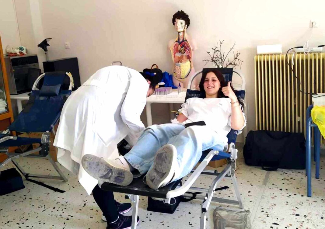 Η 1η εθελοντική αιμοδοσία στο 1ο ΕΠΑΛ Τυρνάβου για το 2024-25