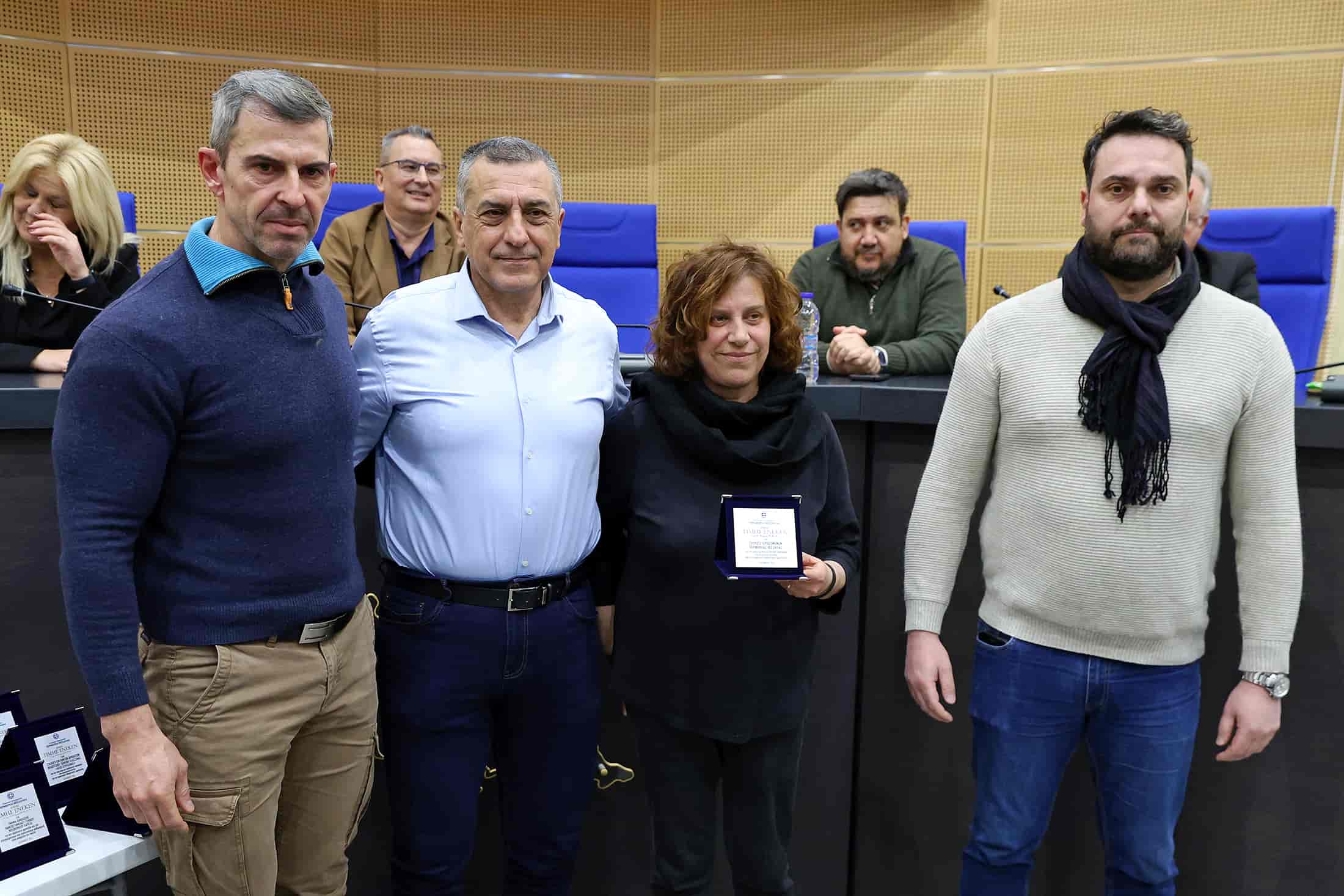 H Περιφέρεια Θεσσαλίας βράβευσε Εθελοντές Αιμοδότες