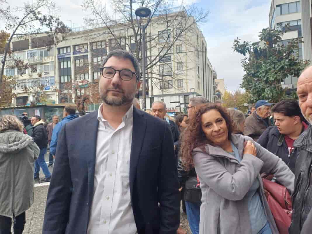 Επίσκεψη του Νάσου Ηλιόπουλου στη Λάρισα , στο πλευρό των αγροτών