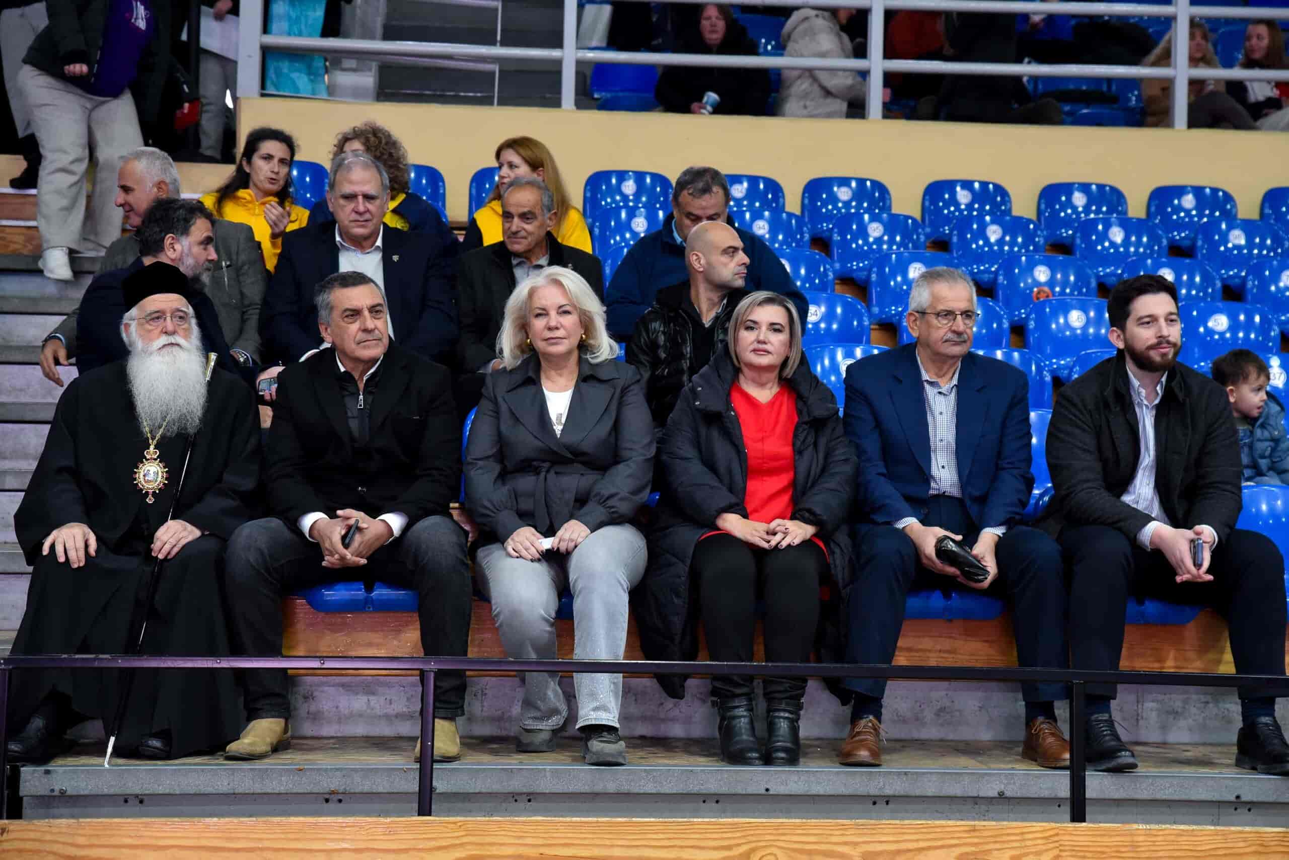 O Δημήτρης Κουρέτας στην τελετή έναρξης του 4ου Πανελλήνιου Πρωταθλήματος Κλειστής Κωπηλασίας