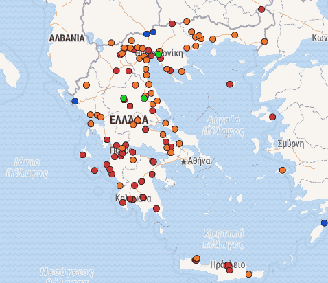 κατάσταση με τα μπλόκα σε όλη τη χώρα