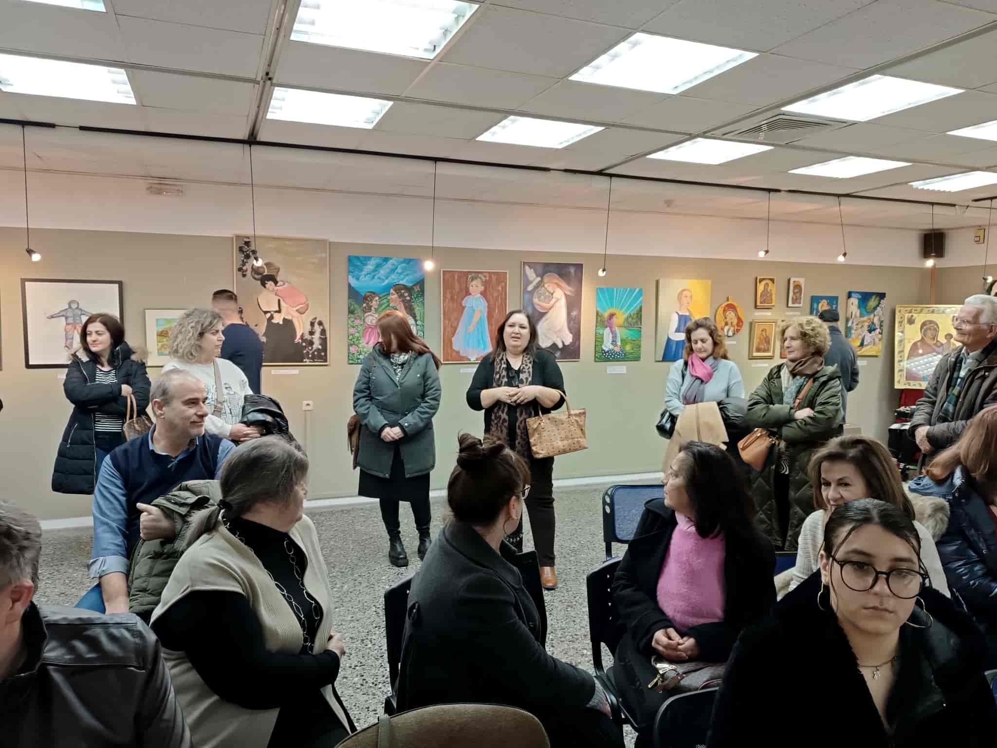 Επίσκεψη του 3ου Εσπερινού ΕΠΑΛ Λάρισας στην έκθεση “ΠΑΙΔΙ, ΠΝΟΗ ΤΟΥ ΜΕΛΛΟΝΤΟΣ”