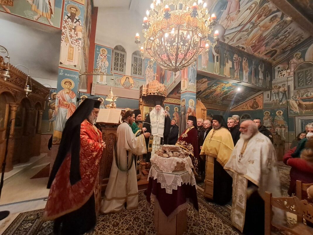 Με λαμπρότητα ο Πανηγυρικός Εσπερινός του Αγίου Ευθυμίου στο Συκούριο