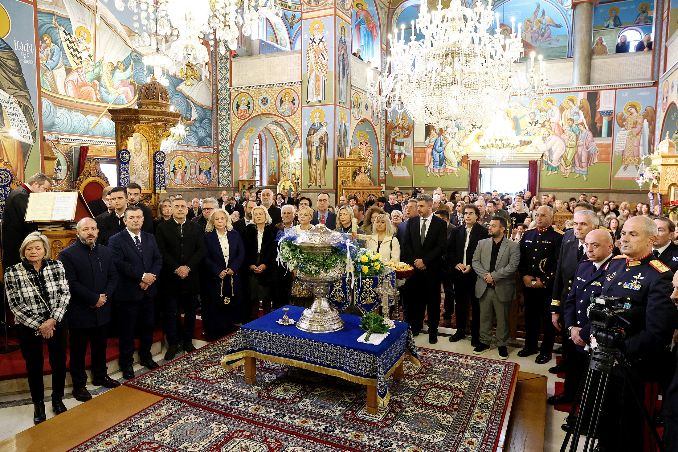 Ο Περιφερειάρχης Δ. Κουρέτας στον εορτασμό των Θεοφανείων στον Βόλο