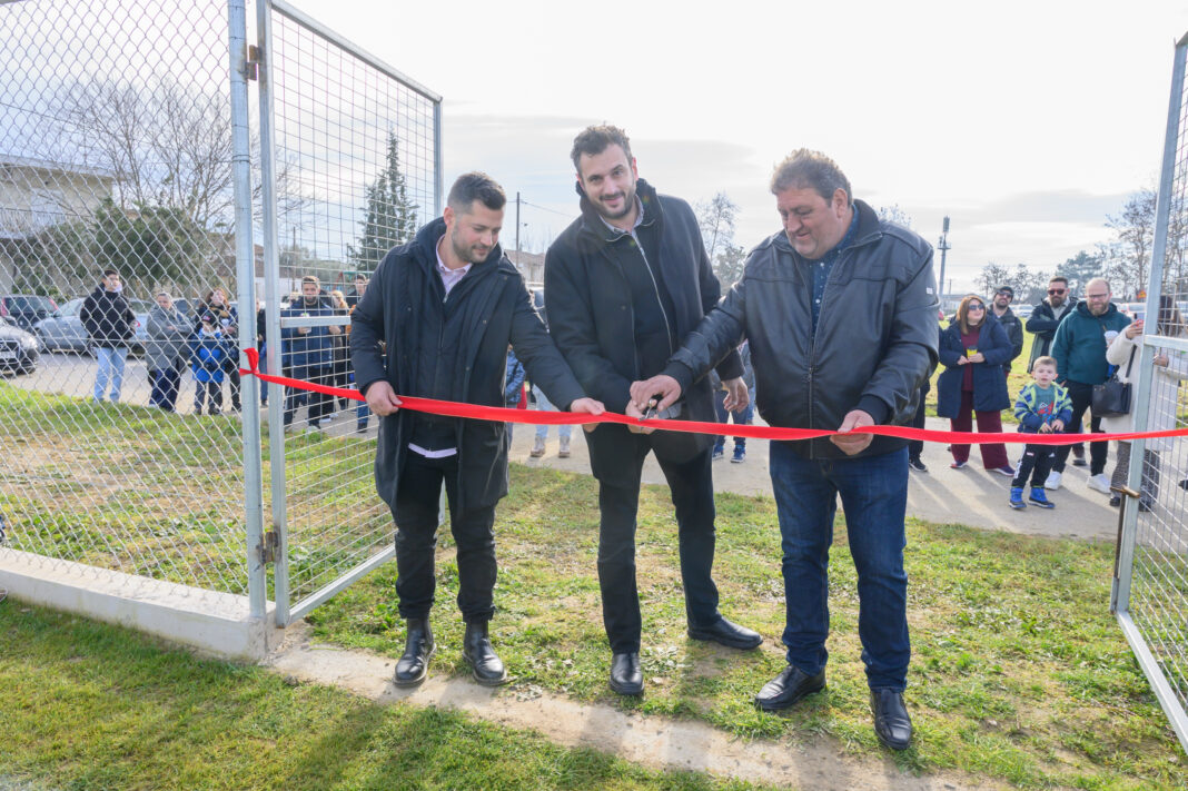 Εγκαίνια νέου γηπέδου 5×5 στα Δελέρια Τυρνάβου – Φιλανθρωπικό τουρνουά και βράβευση αθλητών