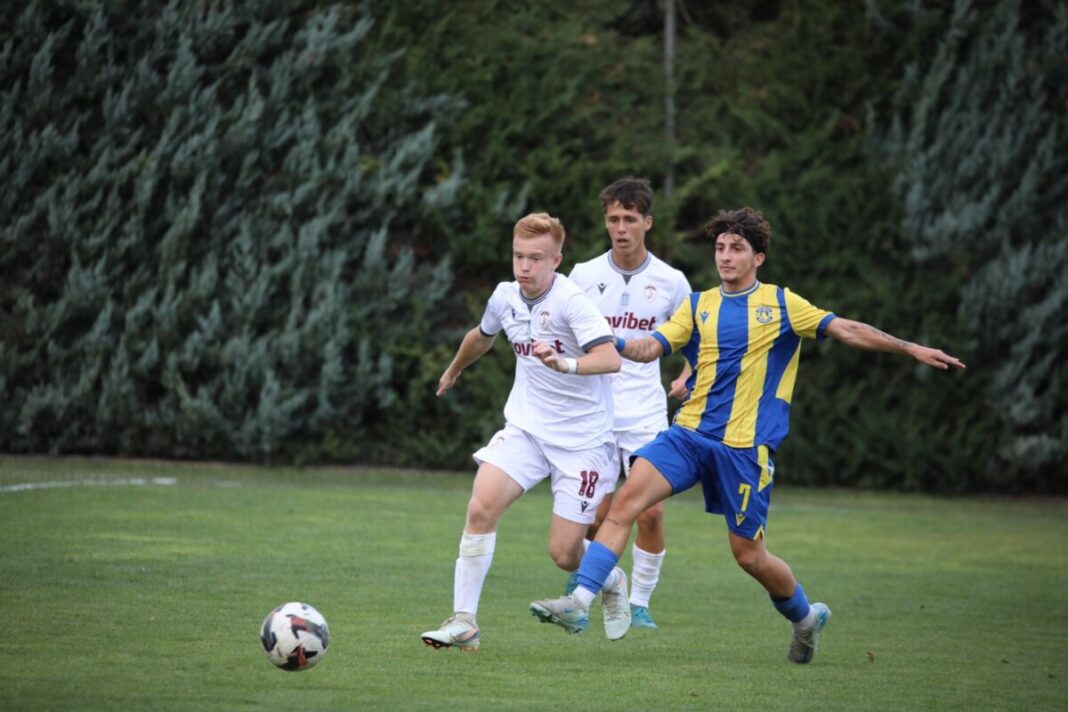 202602221319302672 Ήττα για την ΑΕΛ Κ19 στο Αργυροπούλι από τον ΠΑΟΚ