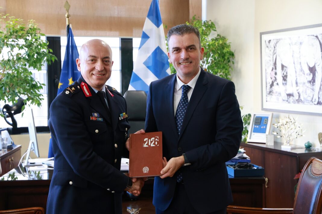 Με τον νέο Γενικό Περιφερειακό Αστυνομικό Διευθυντή Θεσσαλίας, Ταξίαρχο Γεώργιο Ντιζέ συναντήθηκε ο Θανάσης Μαμάκος