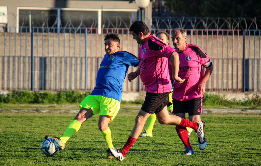 IMG_4334 Ποδοσφαιρική γιορτή φιλανθρωπικού χαρακτήρα για τους Παλαιμάχους του Αχιλλέα Φαρσάλων και τους Επίλεκτους Θεσσαλίας στον Βόλο