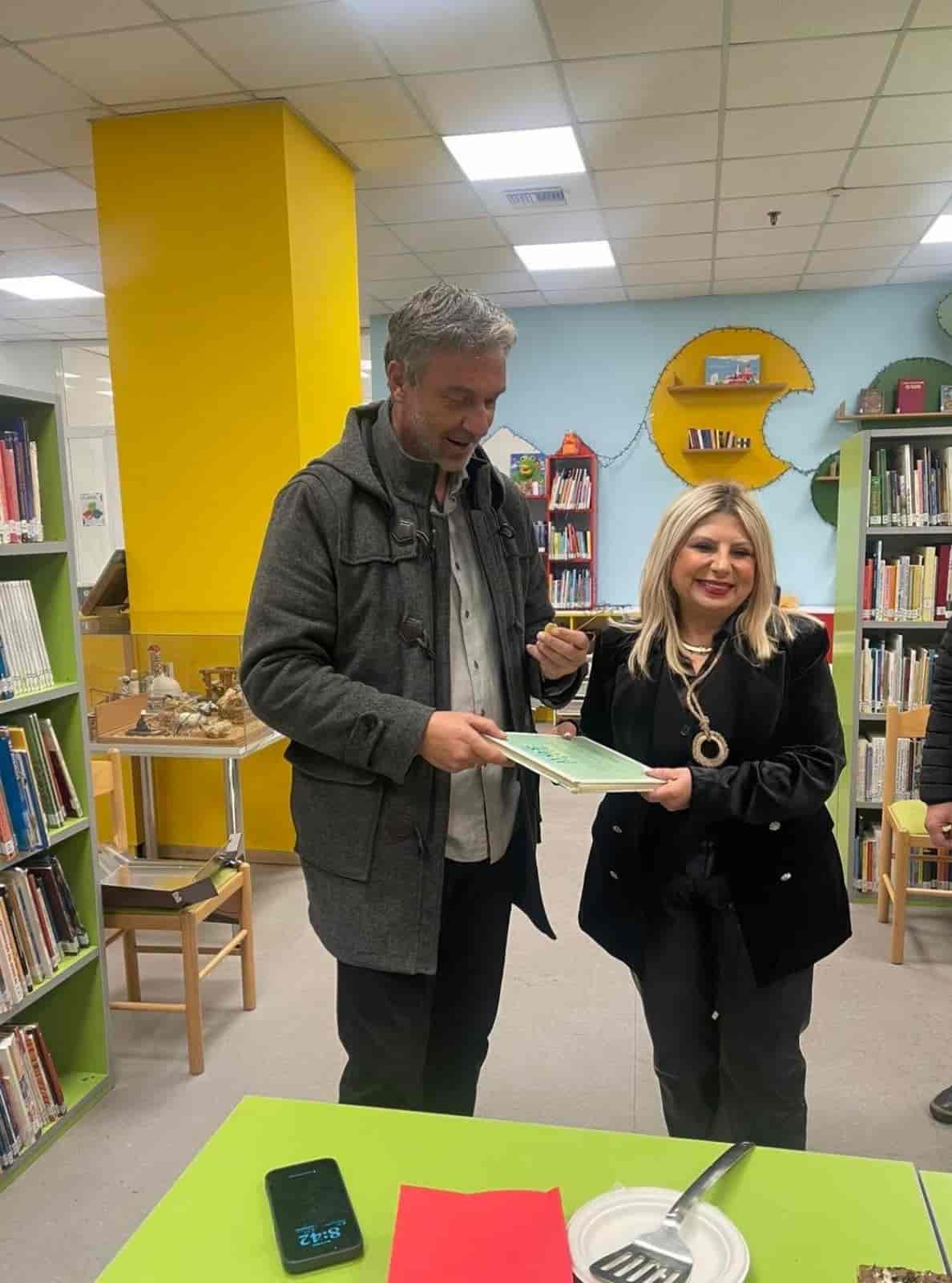 Κοπή Πρωτοχρονιάτικης πίτας της Δημόσιας Κεντρικής Βιβλιοθήκης Λάρισας «Κ. Μ. Κούμας»