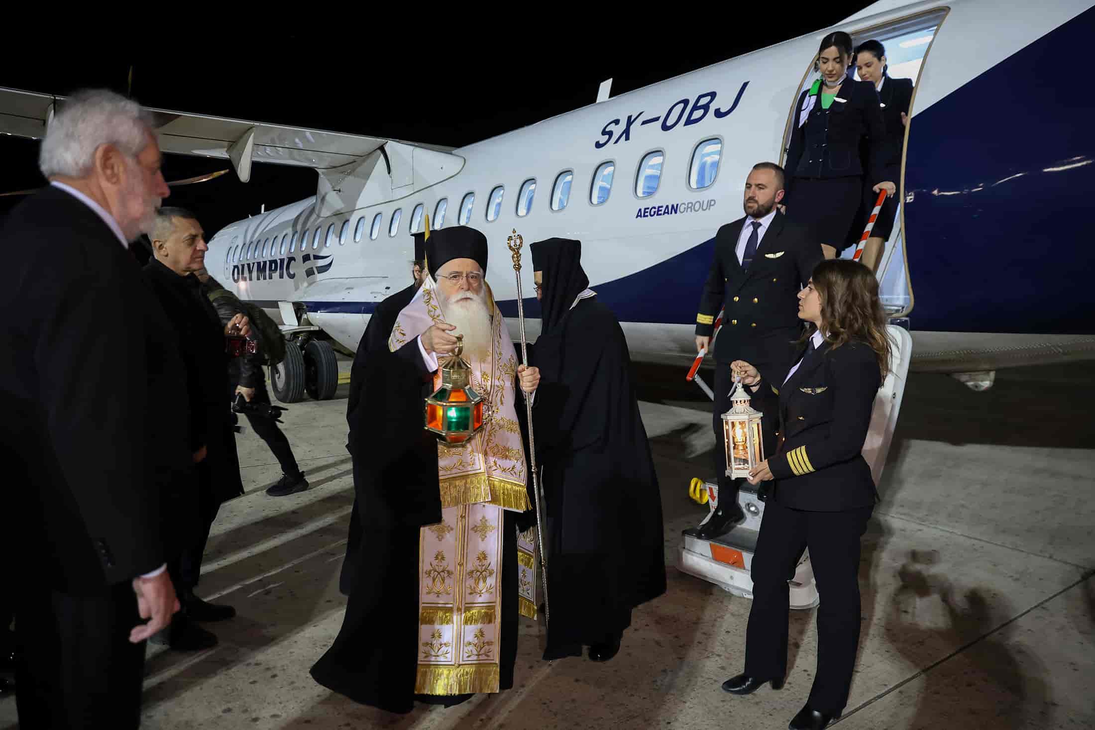 Στην τελετή αφής του Αγίου Φωτός στη Νέα Αγχίαλο ο Περιφερειάρχης Θεσσαλίας Δημήτρης Κουρέτας